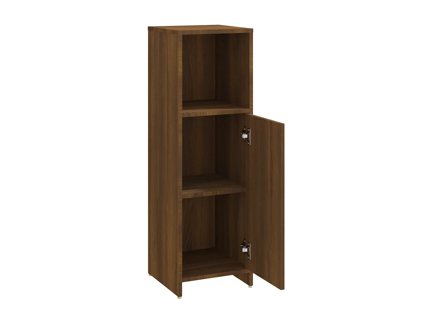 Badkamerkast Bruin eiken 30x30x95 cm Technisch hout