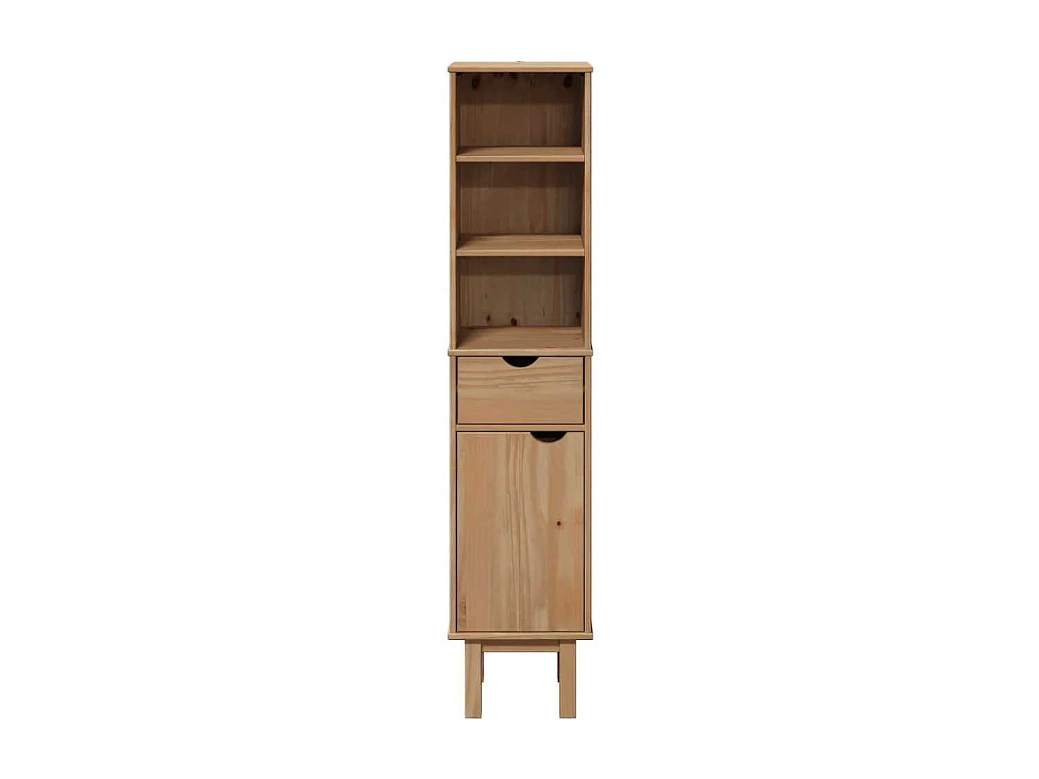 Mueble de baño OTTA 35x30x159 cm madera maciza de pino