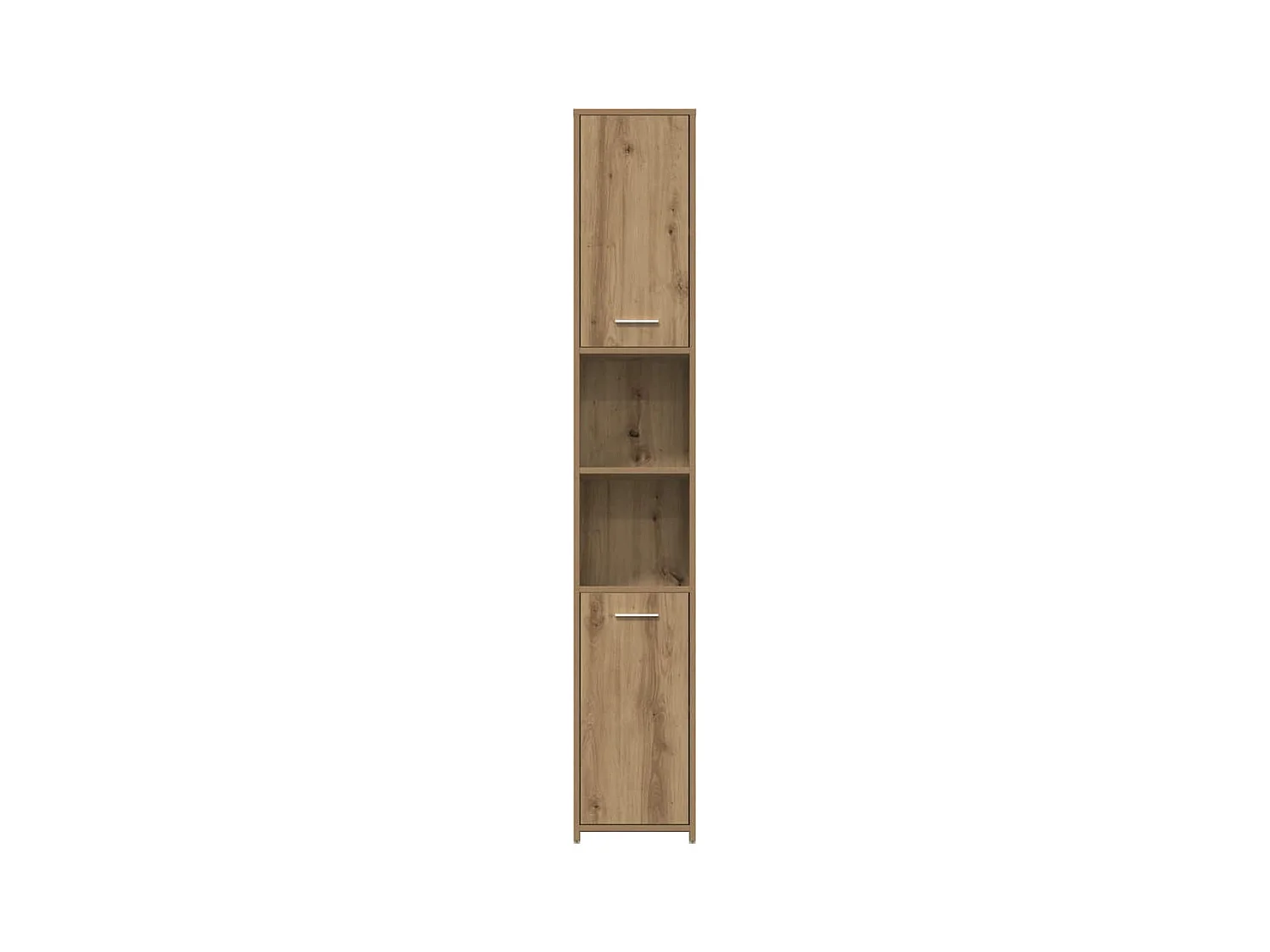 Mobile bagno in rovere lavorato a mano 30x30x183,5 cm