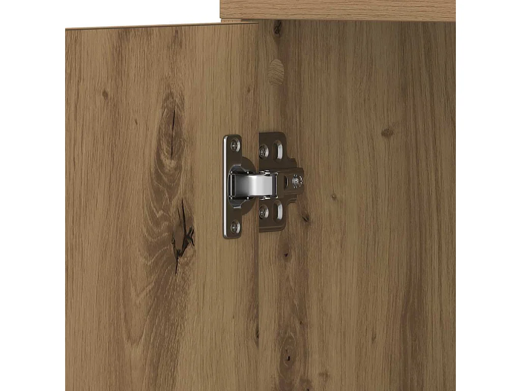 Mobile bagno in rovere lavorato a mano 30x30x183,5 cm