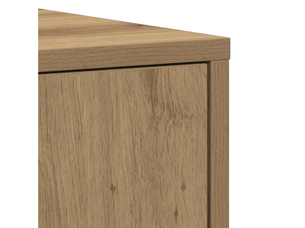 Armoire de salle de bain chêne artisanal 30x30x183,5 cm