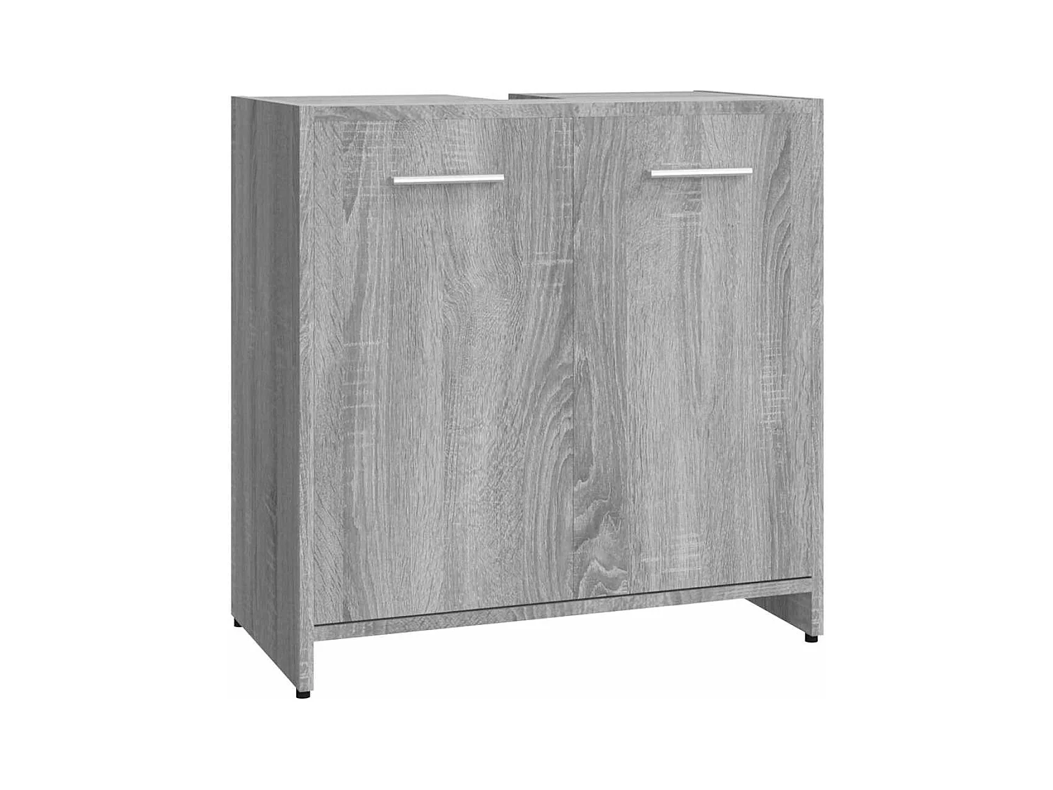 Sonoma Grey Badkamerkast 60x33x60 cm Bewerkt Hout