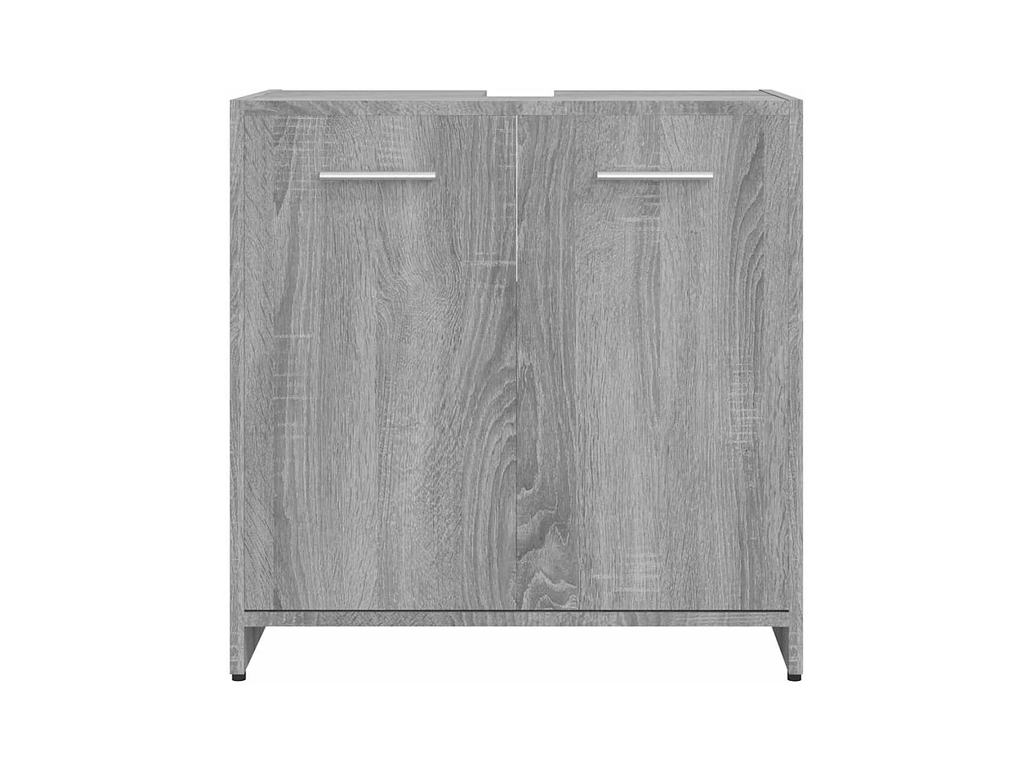 Sonoma Grey Badkamerkast 60x33x60 cm Bewerkt Hout