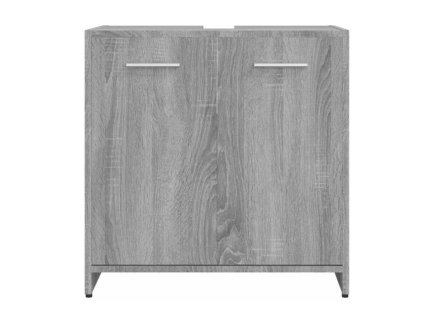 Sonoma Grey Badkamerkast 60x33x60 cm Bewerkt Hout