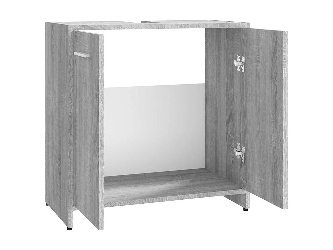Sonoma Grey Badkamerkast 60x33x60 cm Bewerkt Hout