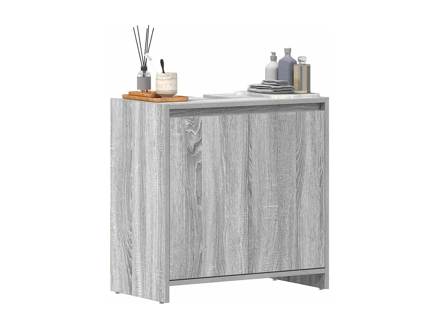 Mobile bagno Sonoma Grey 60x33x61 cm in legno ingegnerizzato