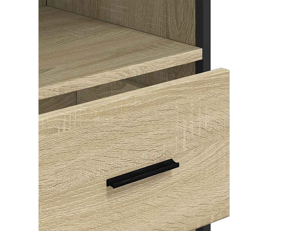Mueble de baño roble Sonoma 35x37,5x100 cm