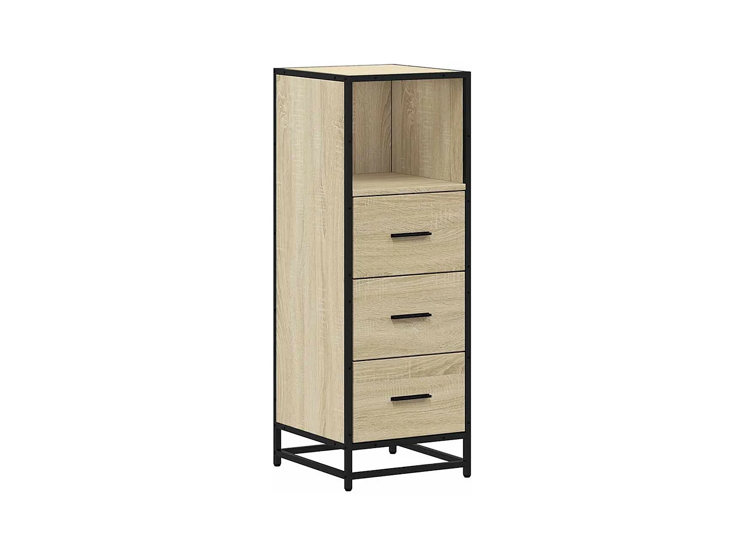 Armoire de salle de bain chêne sonoma 35x37,5x100 cm
