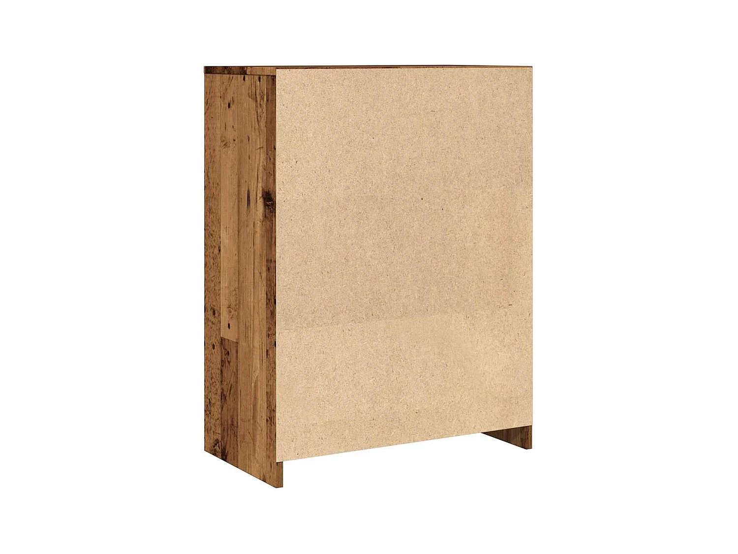 Badkamerkast oud hout 60x33x80 cm bewerkt hout