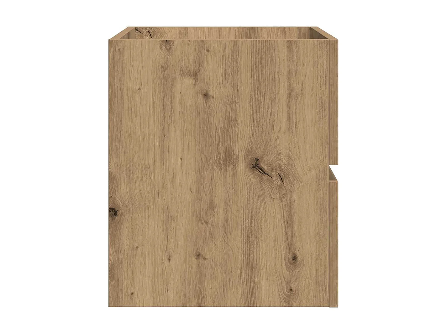 Mueble de baño suspendido, roble artesanal, 80x38,5x45cm