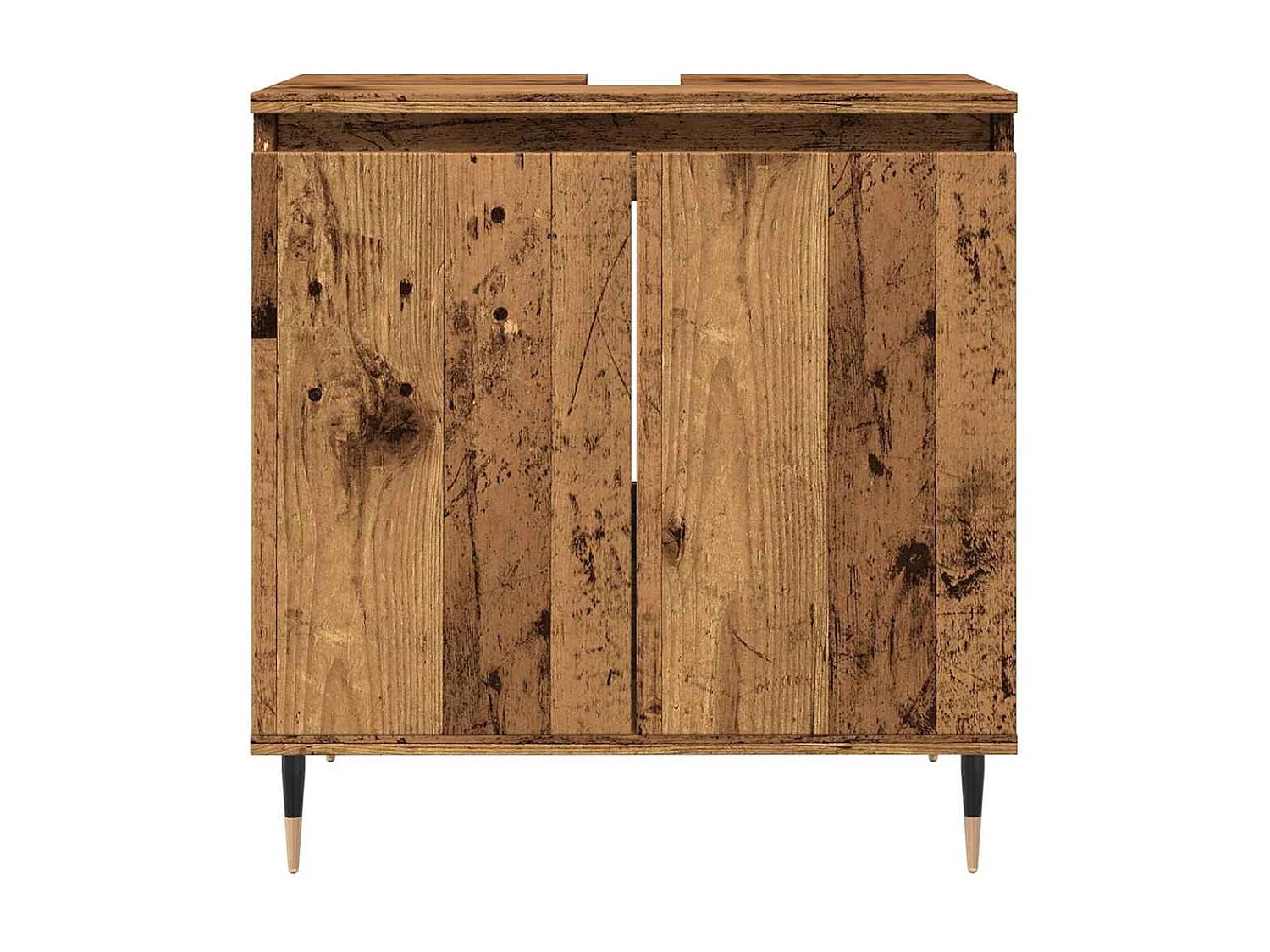Armoire de salle de bain vieux bois 58x33x60 cm bois ingénierie