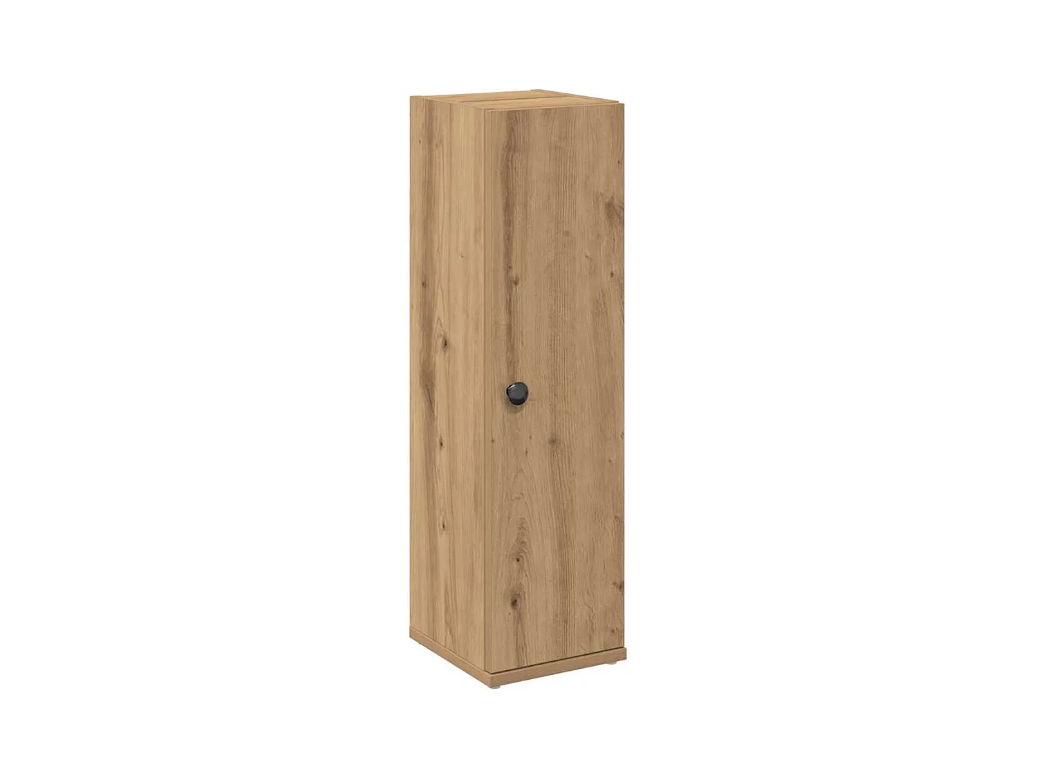 Meuble de salle de bain avec porte-rouleau chêne artisanal