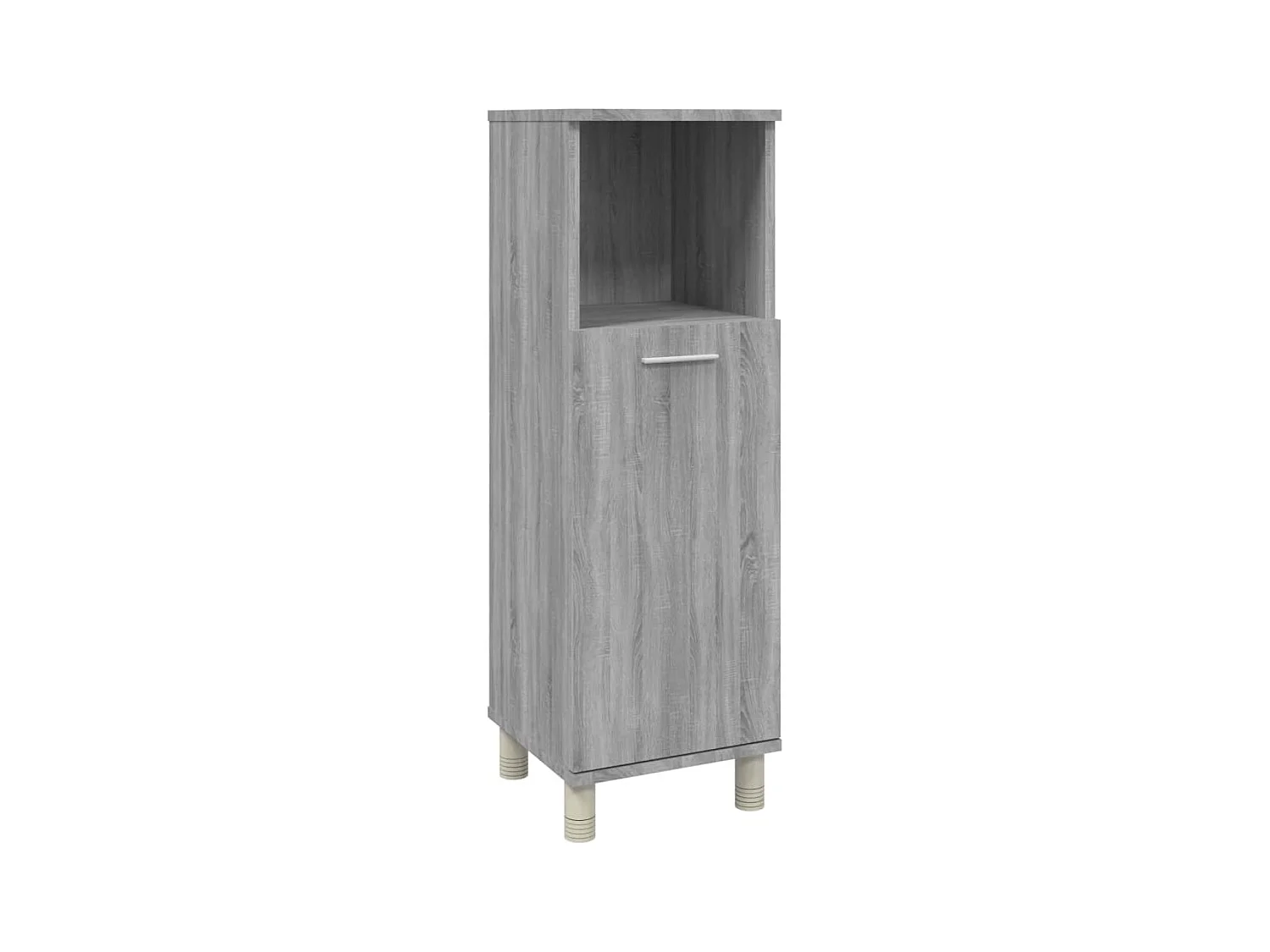 Armoire de bain Sonoma gris 30x30x95 cm Bois d'ingénierie