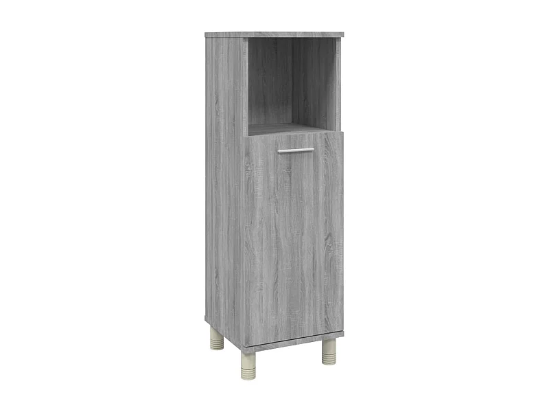 Armoire de bain Sonoma gris 30x30x95 cm Bois d'ingénierie