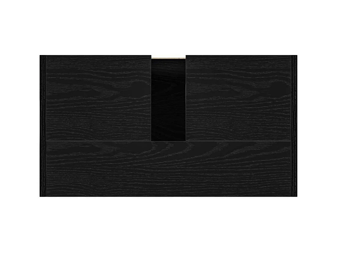 Mobile bagno in rovere nero 60x33x60 cm in legno ingegnerizzato