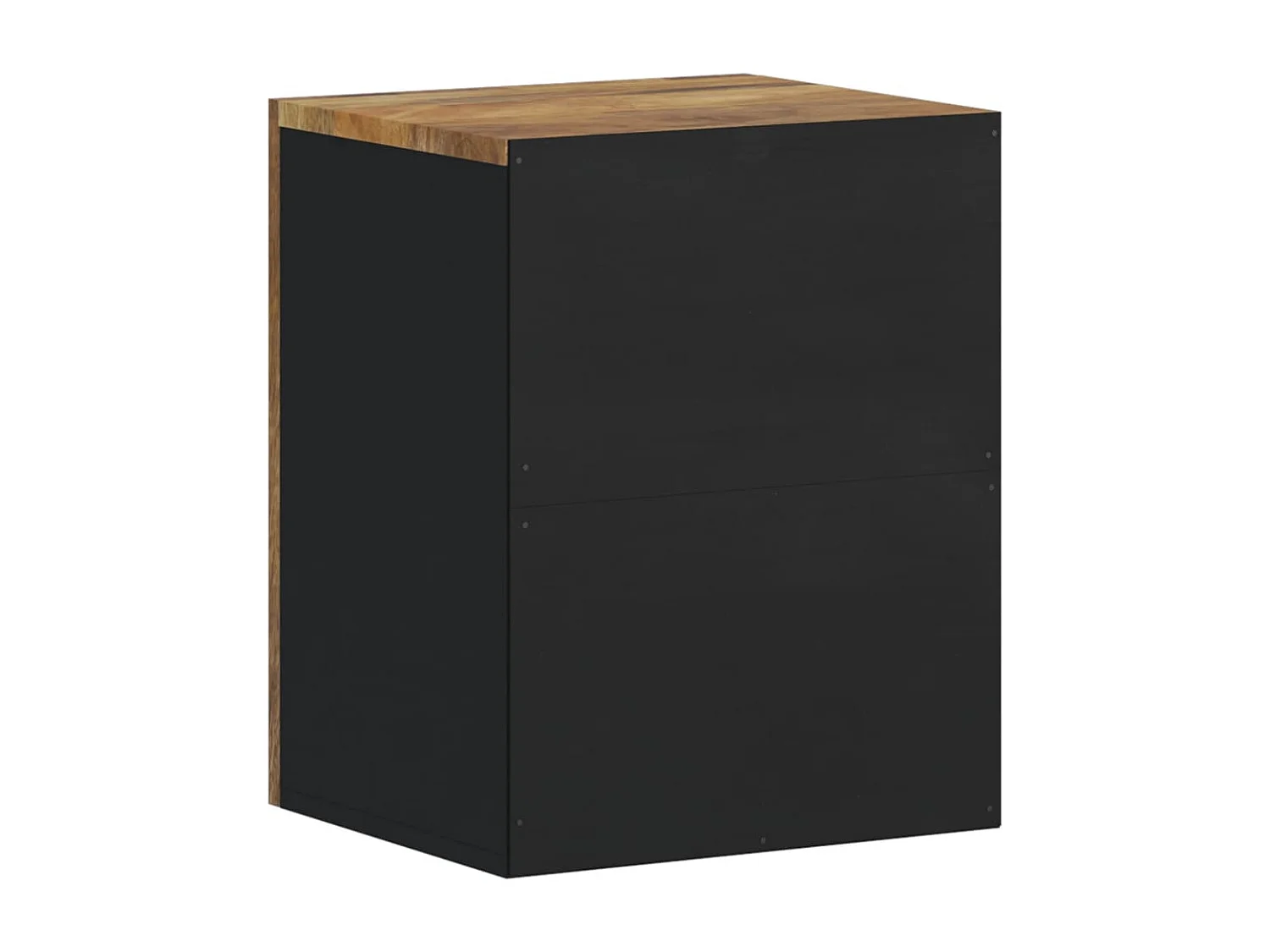 Mobiletto da bagno sospeso 38x33x48cm in legno massello di mango