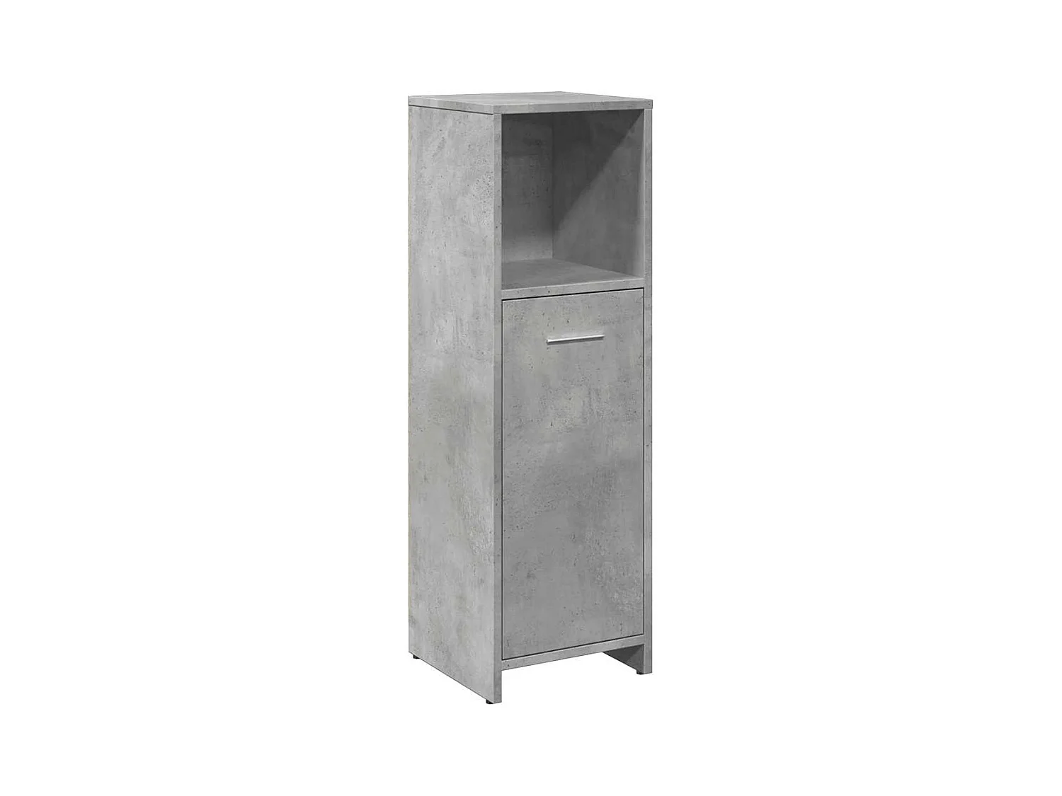 Armoire de salle de bain Gris béton 30x30x95 cm Aggloméré