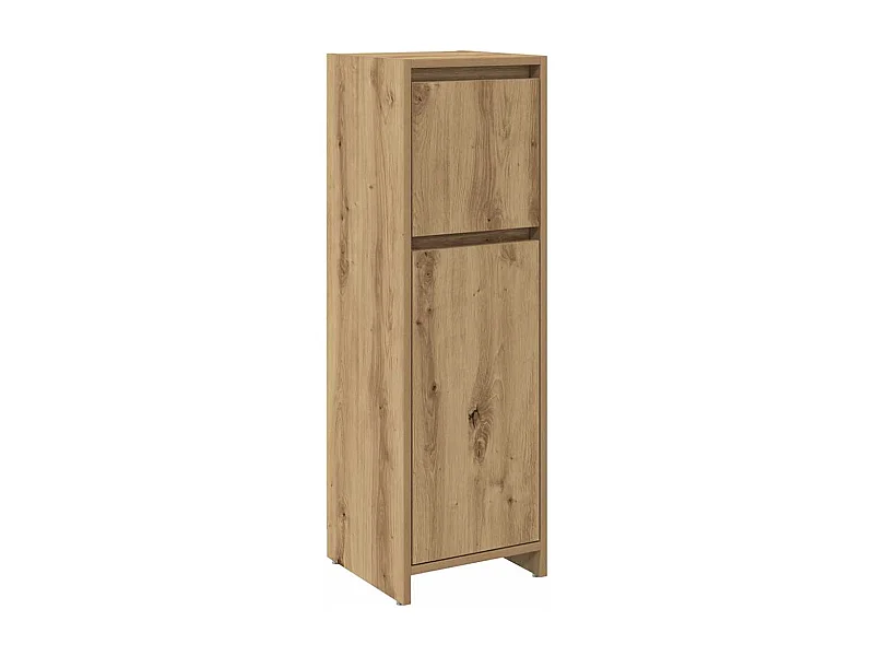 Badkamerkast eiken craft 30x30x95 cm bewerkt hout