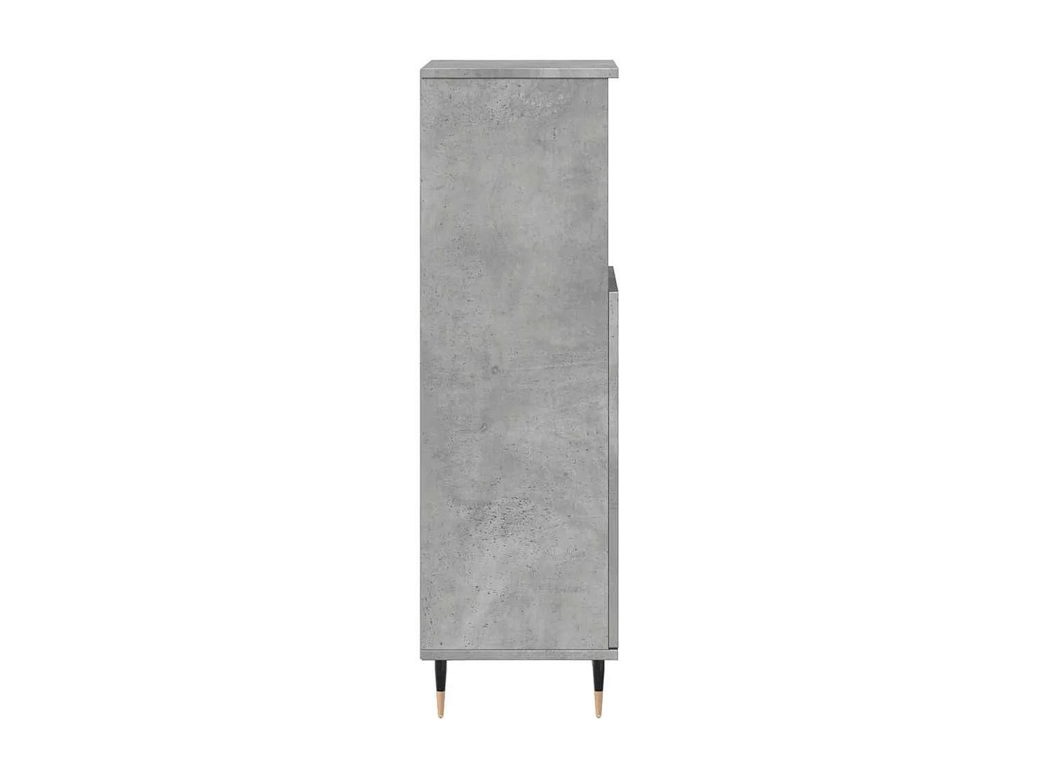 Armoire de salle de bain gris béton 30x30x100 cm