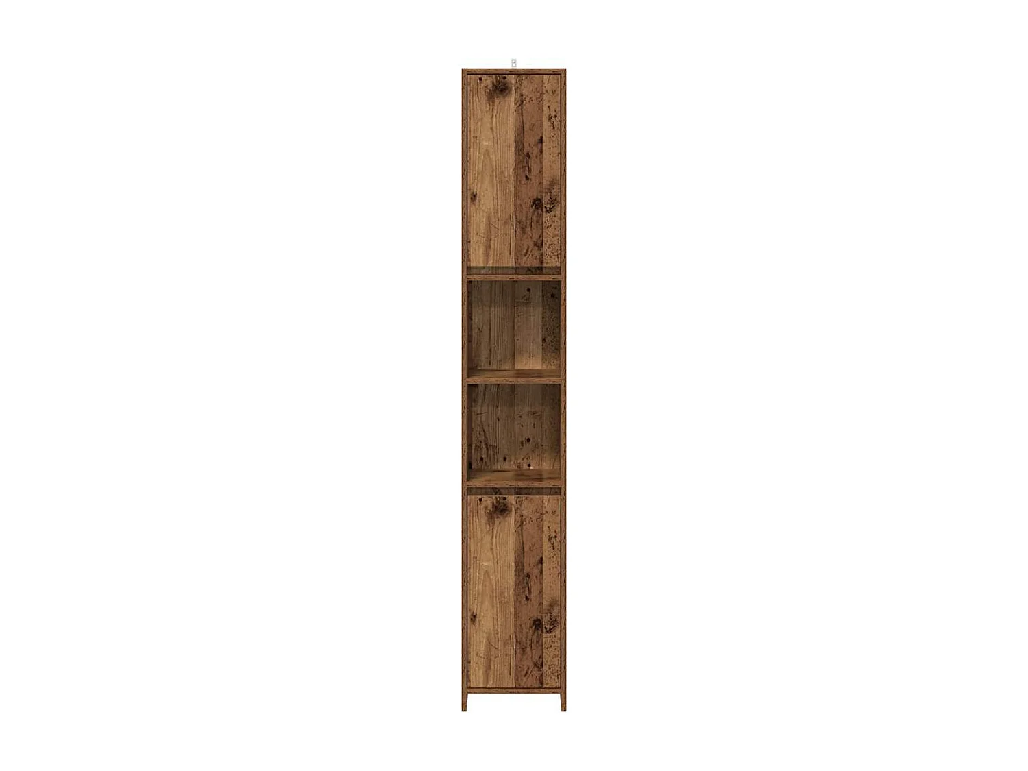 Armoire salle de bain vieux bois 30x30x183,5 cm bois ingénierie
