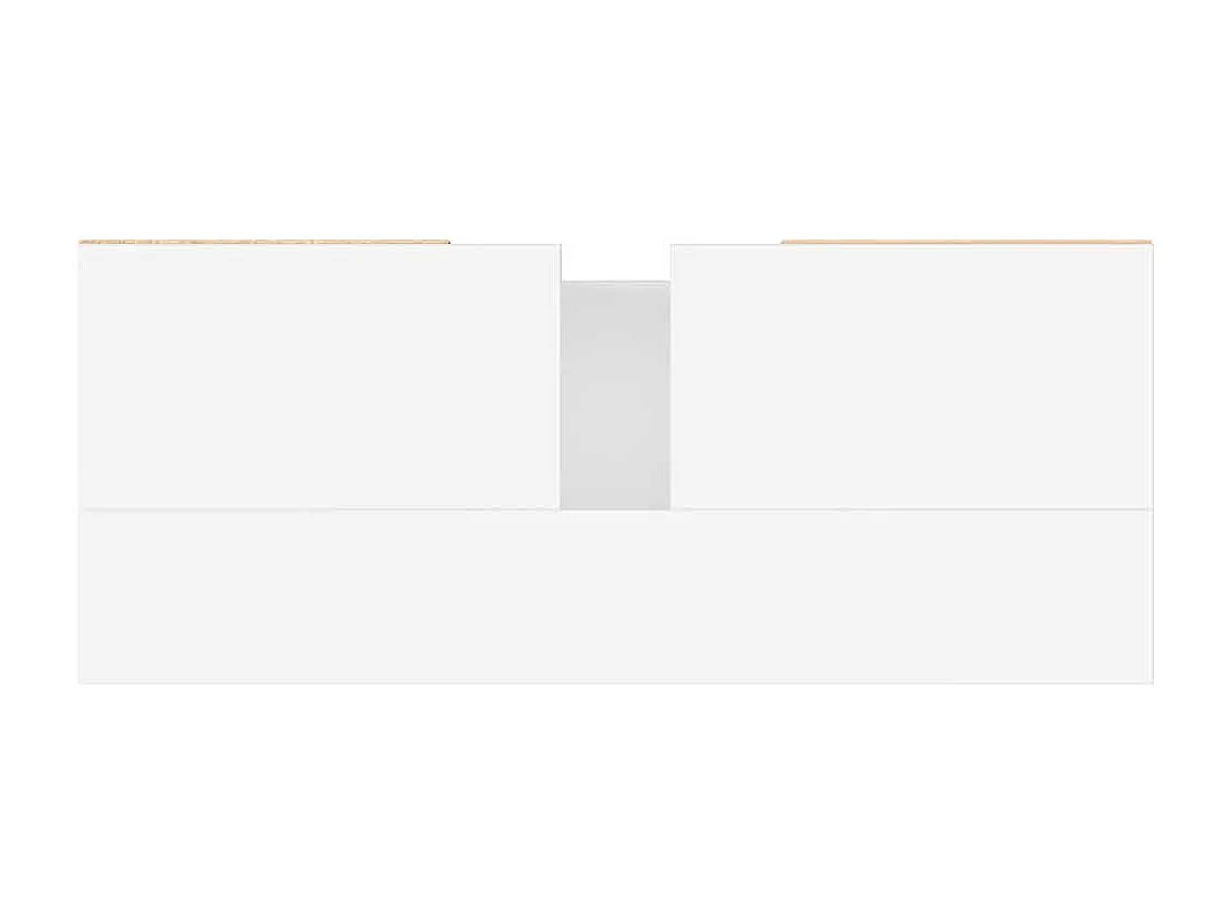 Mobile bagno bianco 80x33x60 cm in legno ingegnerizzato