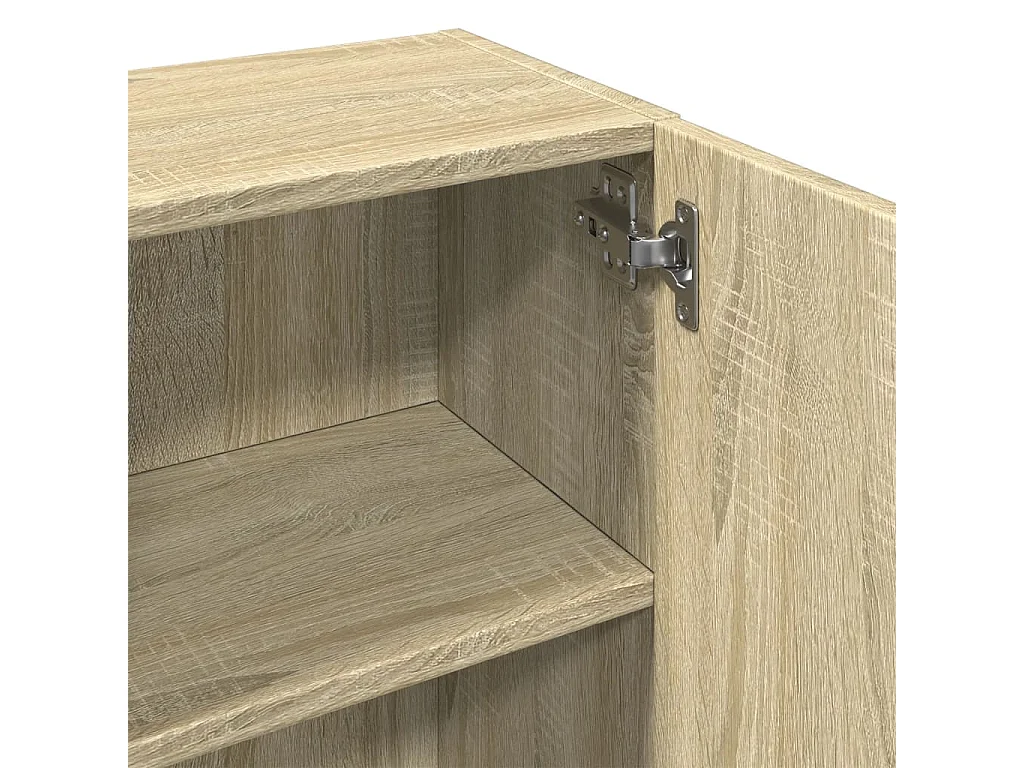 Mueble de baño roble Sonoma 32x25,5x190 cm Aglomerado