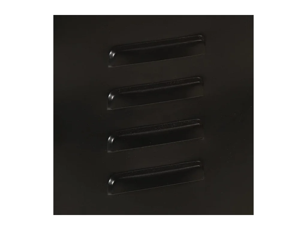 Badkamerkast 40x27x90 cm ijzer en mangohout