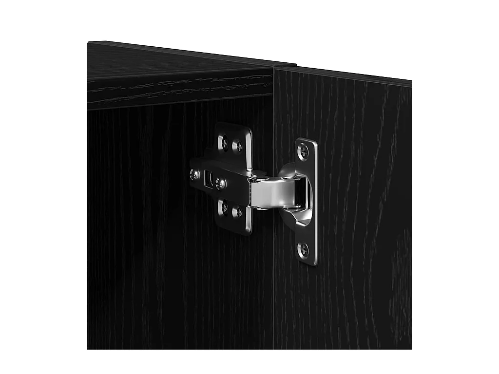 Mueble de baño de roble negro 32x25,5x190 cm