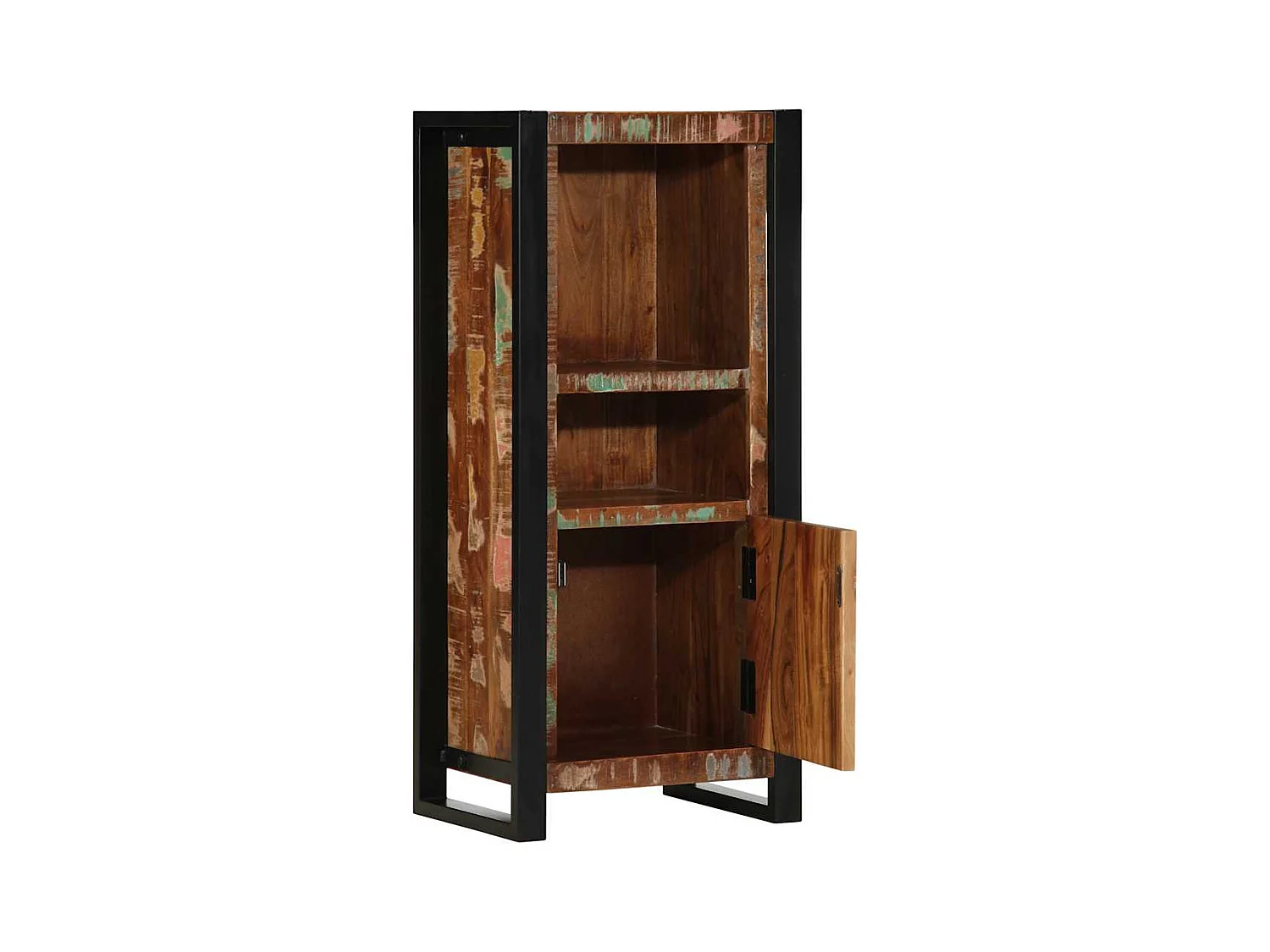 Armoire de salle de bain 40x30x90 cm bois massif récupération