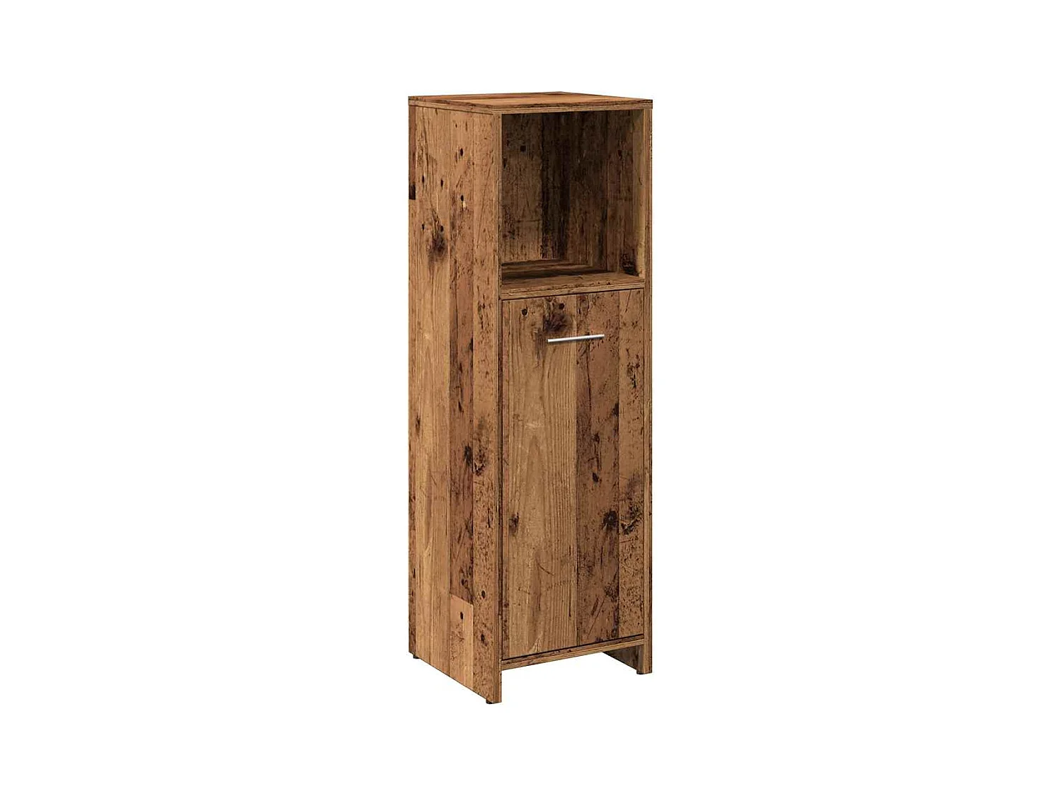 Armoire de salle de bain vieux bois 30x30x95 cm bois ingénierie