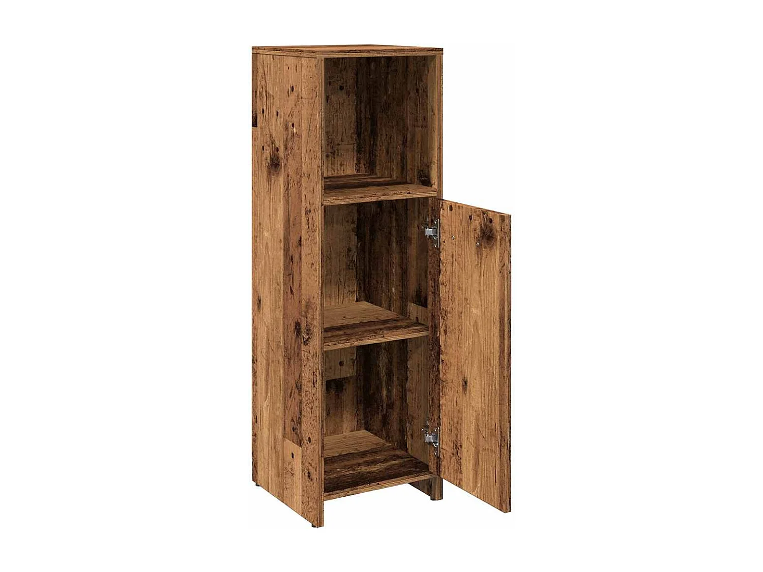 Armoire de salle de bain vieux bois 30x30x95 cm bois ingénierie