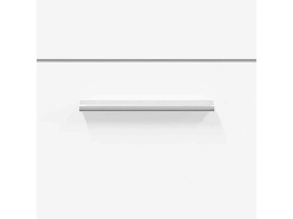 Badkamermeubel met spiegel wit bewerkt hout