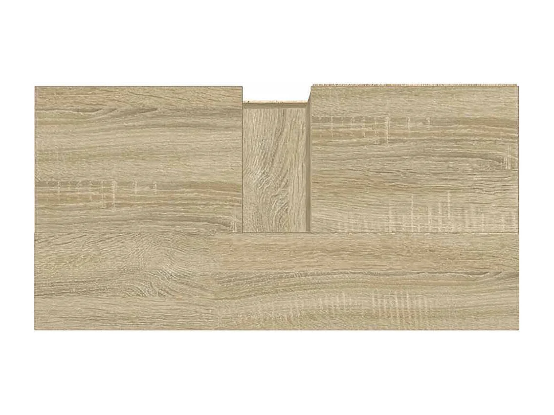 Mobile bagno in rovere Sonoma 65x33x60 cm