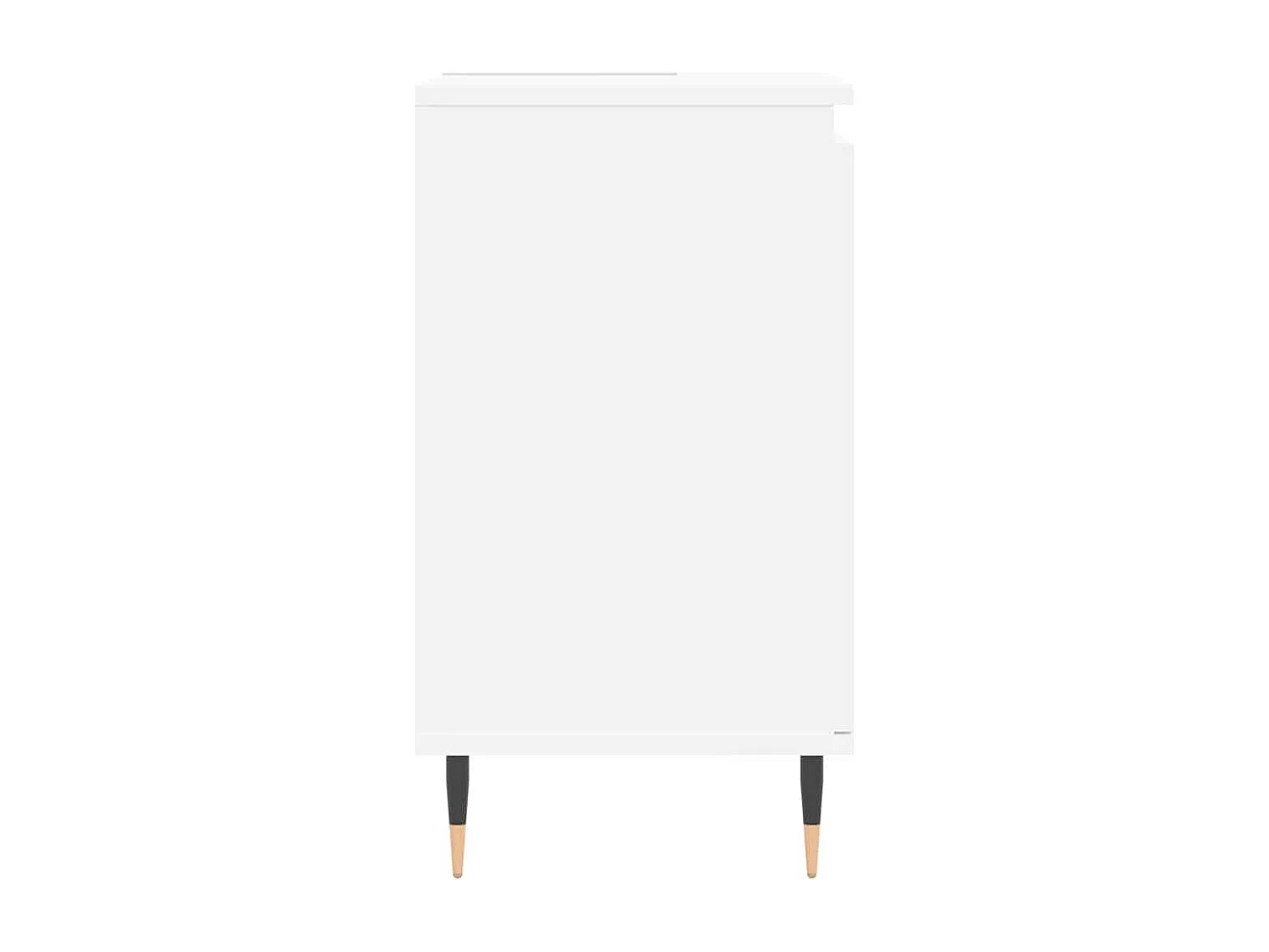 Witte badkamerkast 58x33x60 cm van bewerkt hout