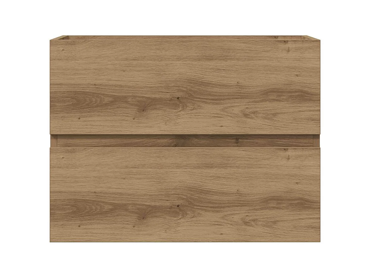 Badkamerkast ambachtelijk eikenhout