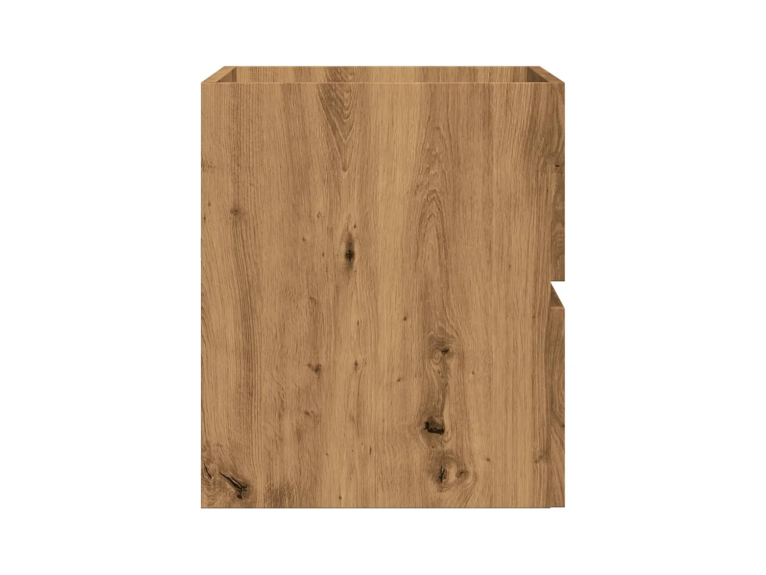 Badkamerkast ambachtelijk eikenhout