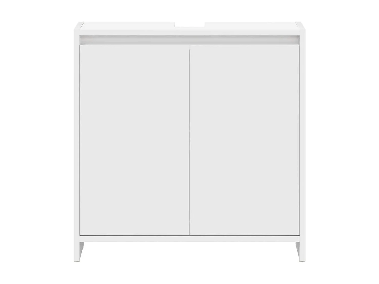 Mueble de baño Blanco 60x33x61 cm Madera de ingeniería