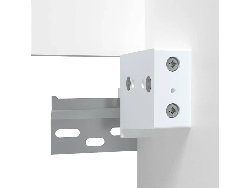 Mobile bagno con specchio Bianco 41x38,5x48 cm