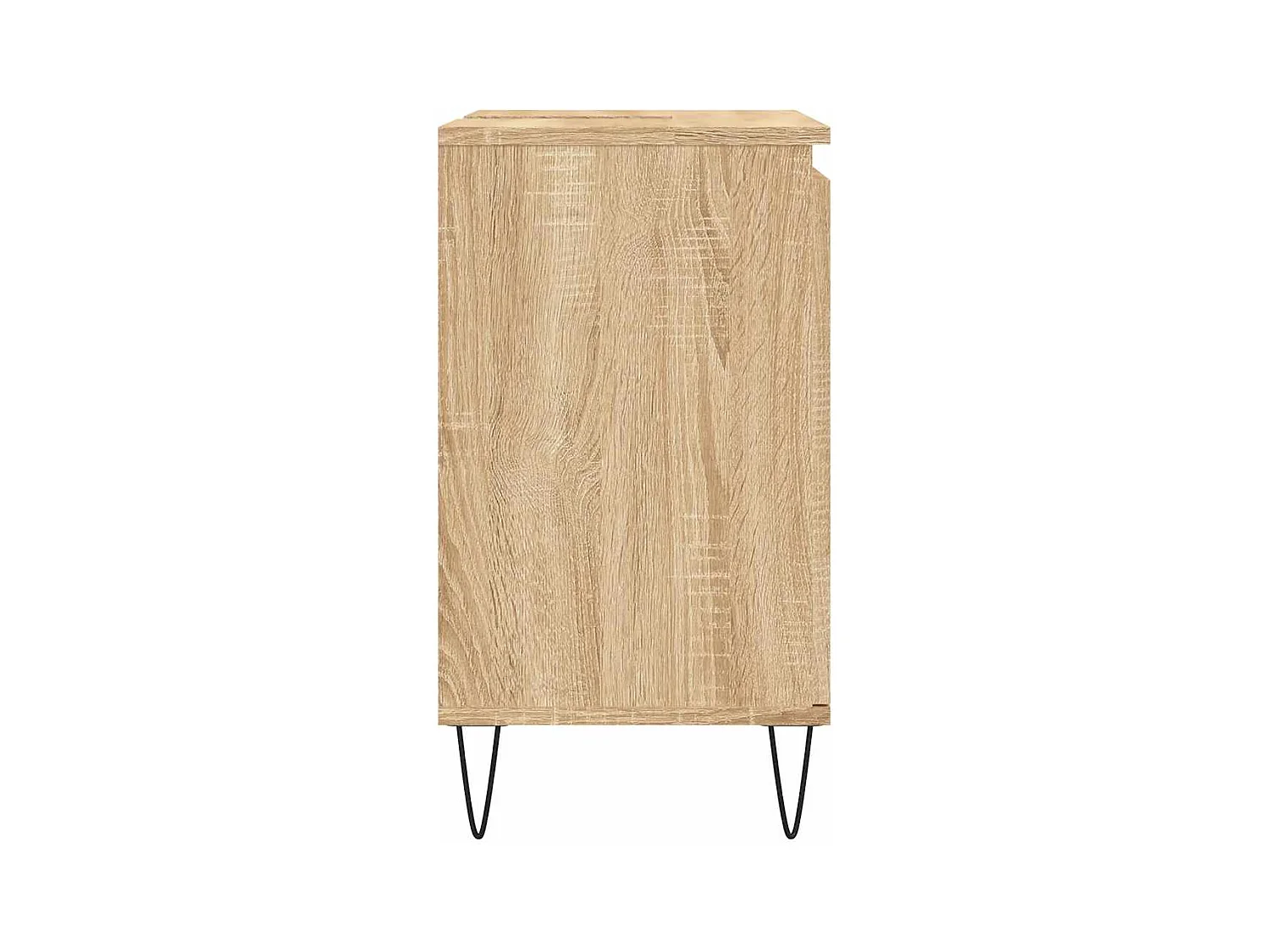 Sonoma eiken badkamerkast 58x33x60 cm bewerkt hout