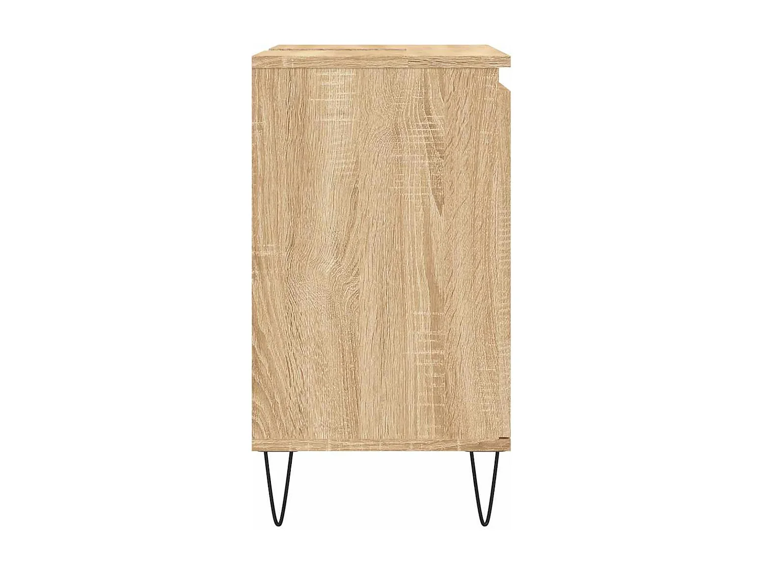 Mueble de baño de roble Sonoma 58x33x60 cm madera de ingeniería