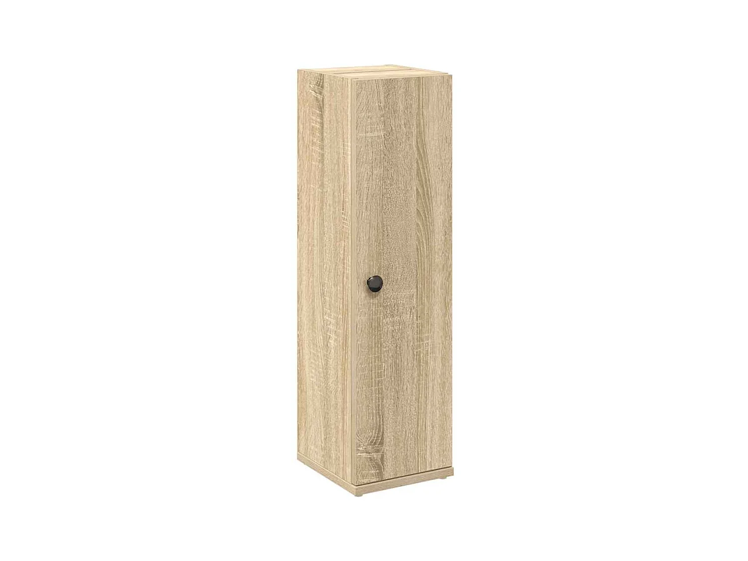 Meuble de salle de bain avec porte-rouleau chêne sonoma