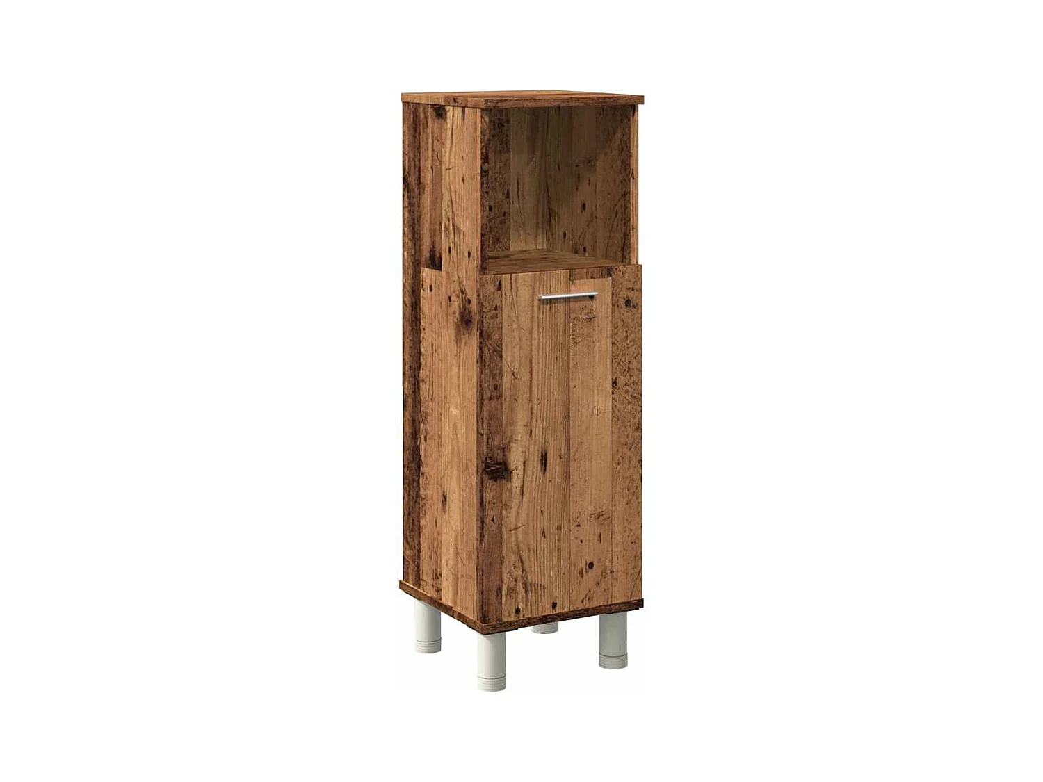 Armoire de salle de bain vieux bois 30x30x95 cm bois ingénierie
