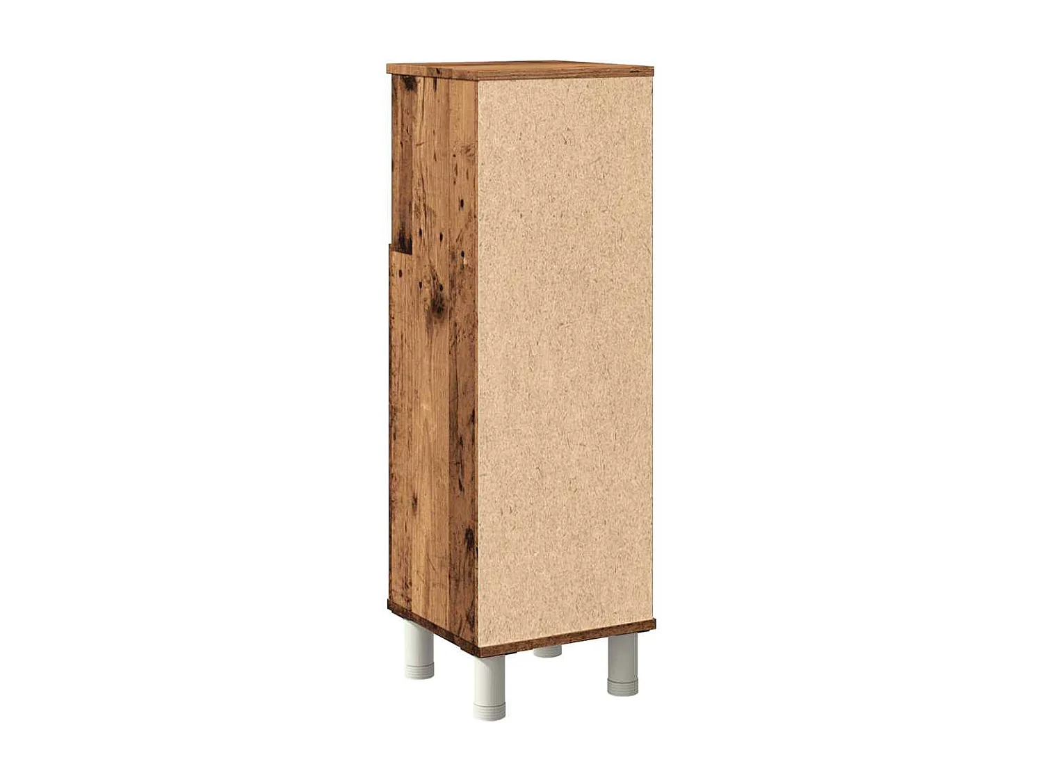 Armoire de salle de bain vieux bois 30x30x95 cm bois ingénierie