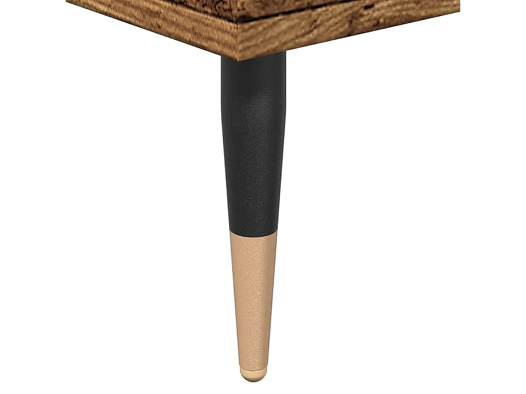 Badkamerkast oud hout 80x33x60 cm bewerkt hout