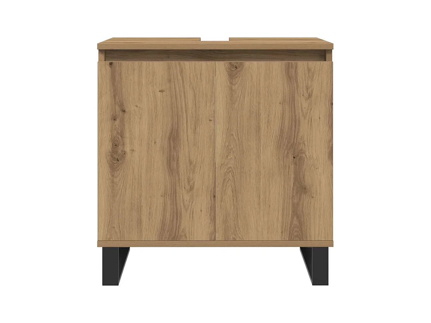 Armoire de salle de bain chêne artisanal 58x33x60 cm