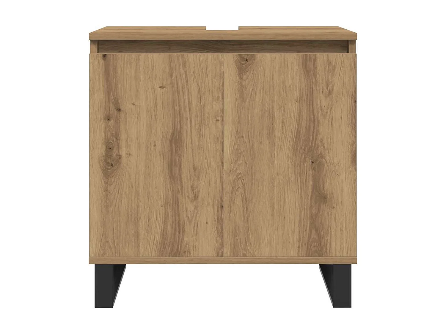 Armoire de salle de bain chêne artisanal 58x33x60 cm