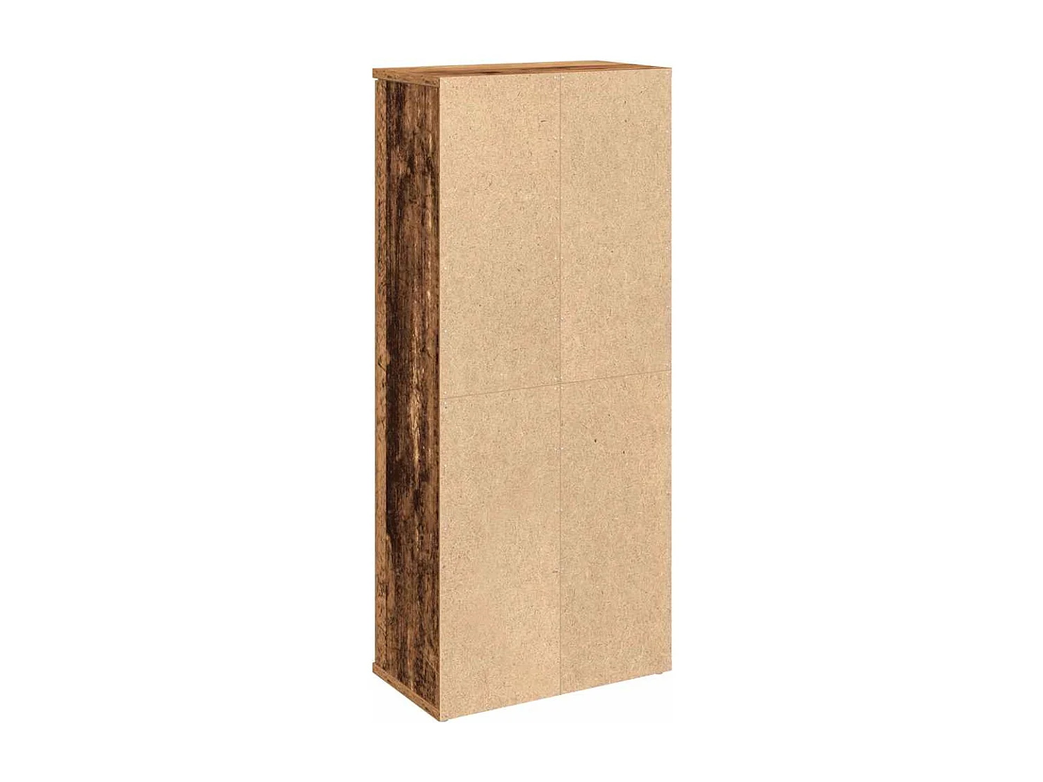 Meuble de salle de bain avec porte-rouleau vieux bois