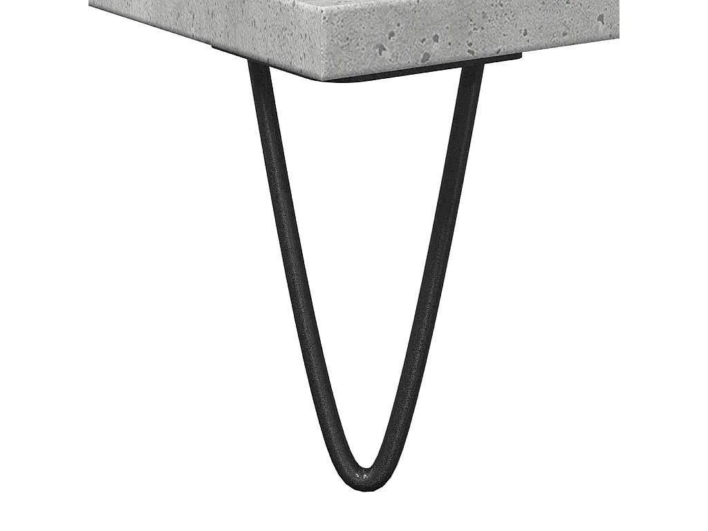 Armoire salle de bain gris béton 80x33x60cm bois d'ingénierie