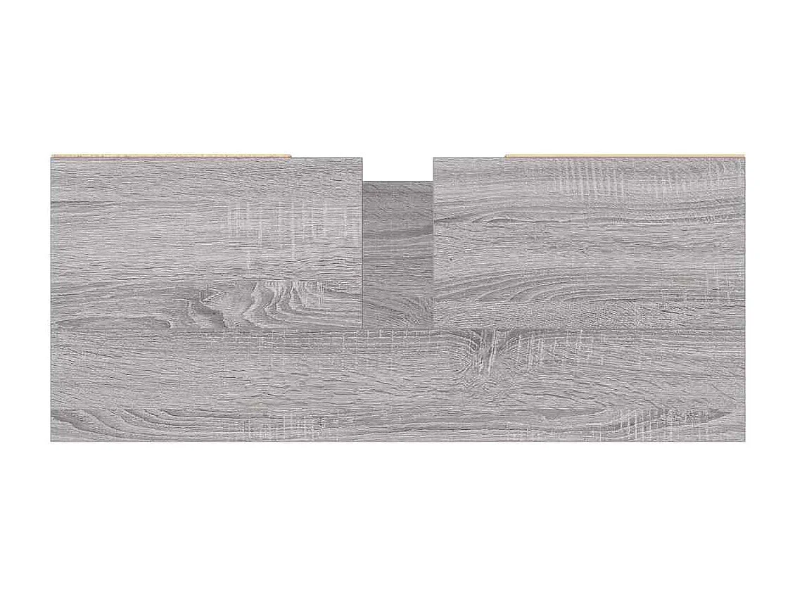 Mueble de baño Sonoma gris 80x33x60 cm madera de ingeniería