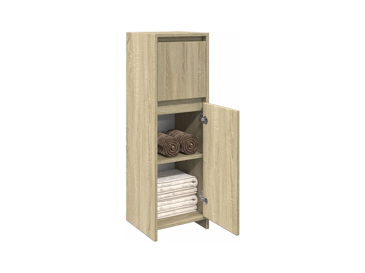 Badkamerkast Sonoma eiken 30x30x95 cm Spaanplaat